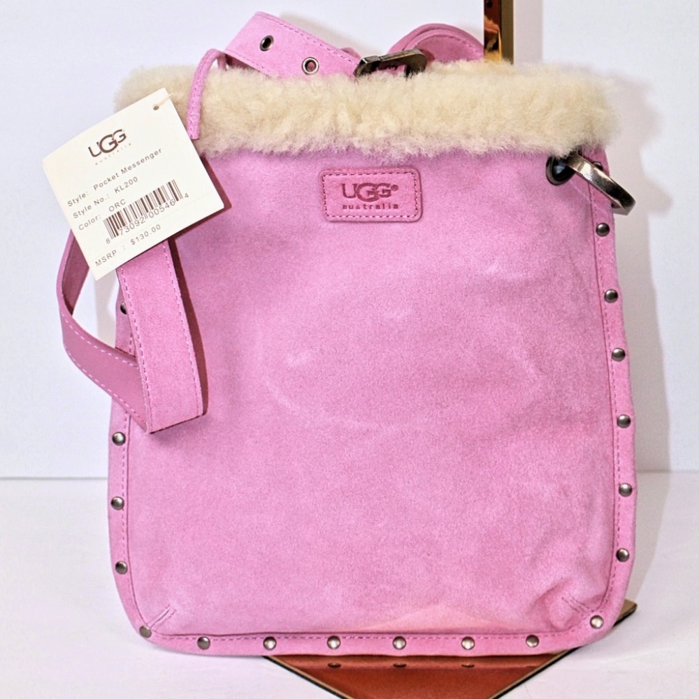 Pink Ugg Crossbody Handbag